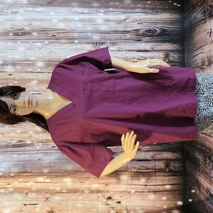 NWOT RX Gear Women's Nursing Scrub Shirt Size L